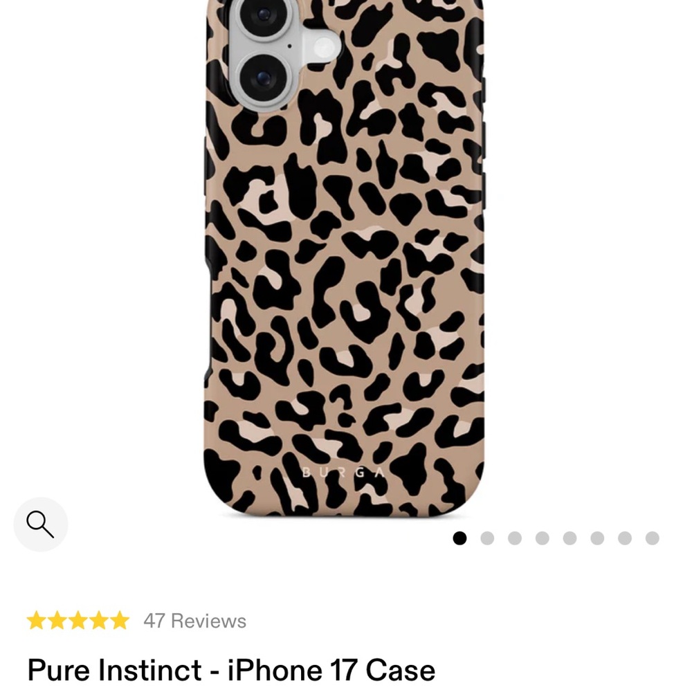 Leopard Print iPhone 17 Case